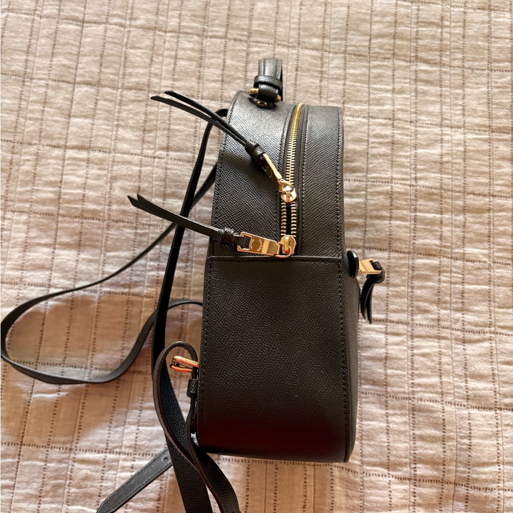 Coach Black Backpack with Gold Accents - Picture 8 of 9